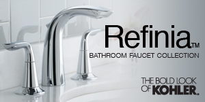 Refinia bathroom faucet collection, kohler